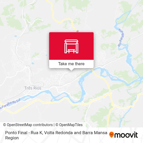 Ponto Final - Rua K map