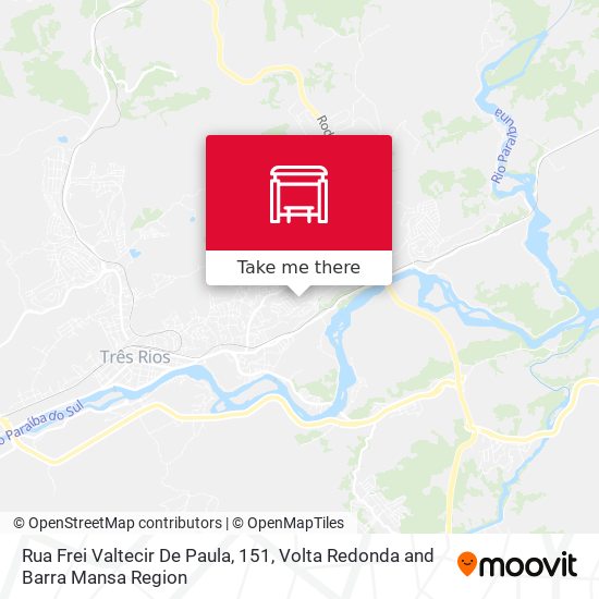 Rua Frei Valtecir De Paula, 151 map