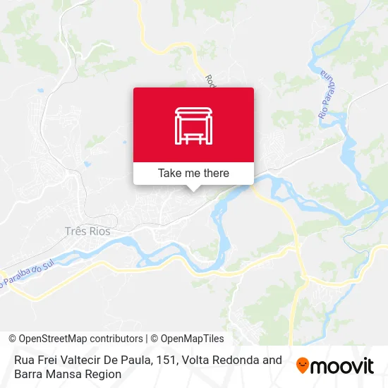 Rua Frei Valtecir De Paula, 151 map