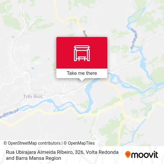 Rua Ubirajara Almeida Ribeiro, 326 map