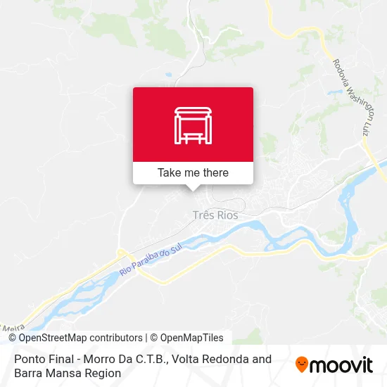 Ponto Final - Morro Da C.T.B. map