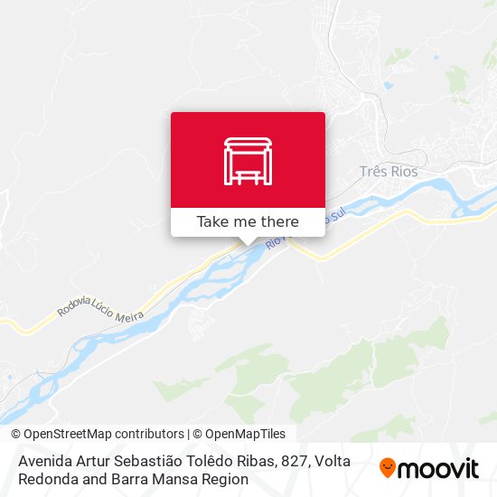 Avenida Artur Sebastião Tolêdo Ribas, 827 map