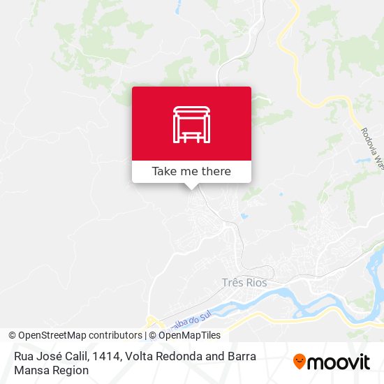 Rua José Calil, 1414 map