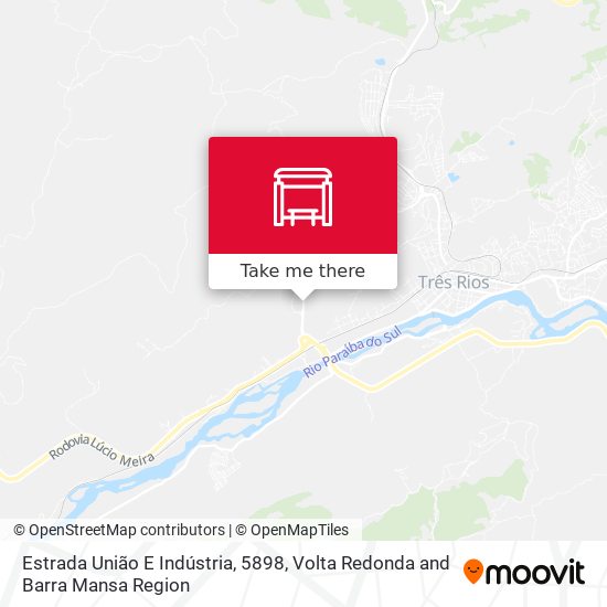 Estrada União E Indústria, 5898 map