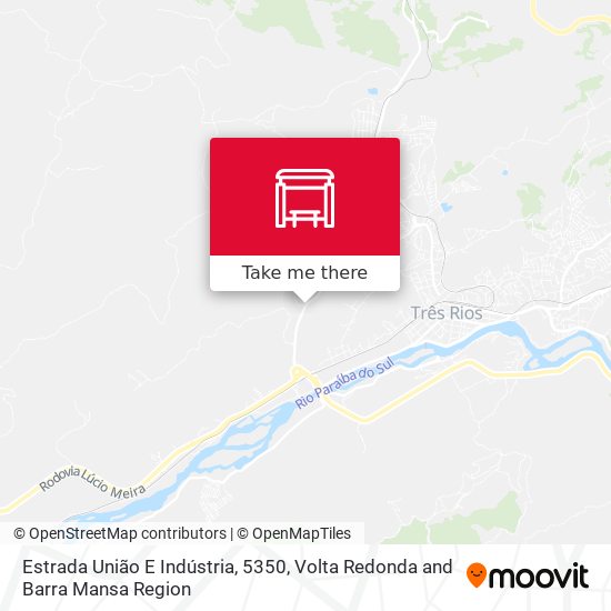Estrada União E Indústria, 5350 map