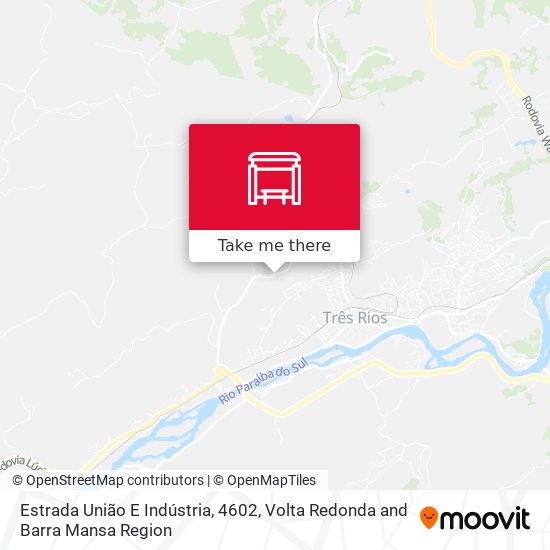 Estrada União E Indústria, 4602 map