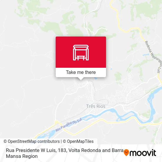 Rua Presidente W Luís, 183 map