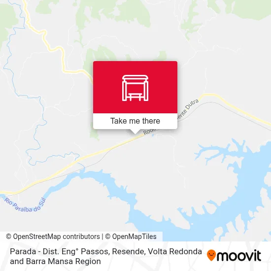 Parada - Dist. Eng° Passos, Resende map