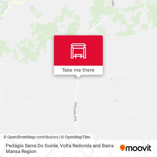 Pedágio Serra Do Guinle map
