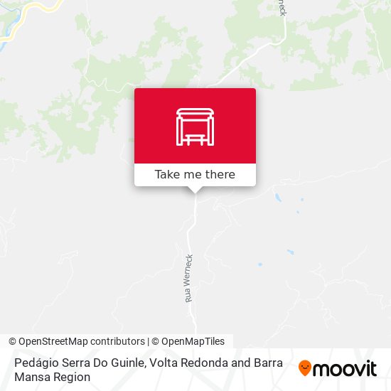 Pedágio Serra Do Guinle map