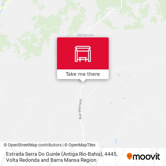 Estrada Serra Do Guinle (Antiga Rio-Bahia), 4445 map
