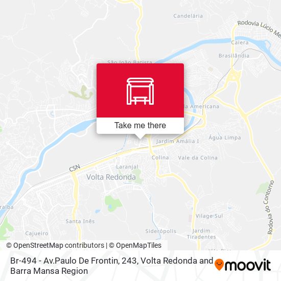 Br-494 - Av.Paulo De Frontin, 243 map