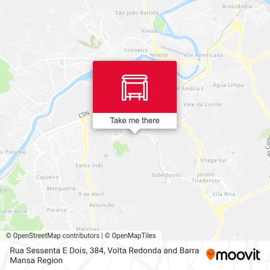 Rua Sessenta E Dois, 384 map