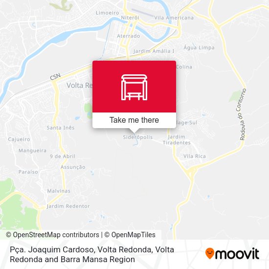 Pça. Joaquim Cardoso, Volta Redonda map