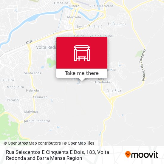 Rua Seiscentos E Cinqüenta E Dois, 183 map