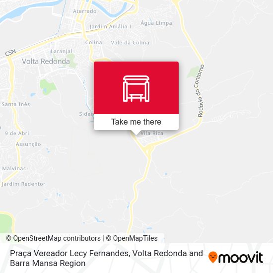 Praça Vereador Lecy Fernandes map