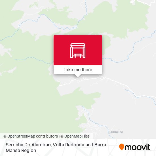 Serrinha Do Alambari map
