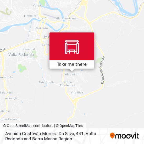 Avenida Cristóvão Moreira Da Silva, 441 map