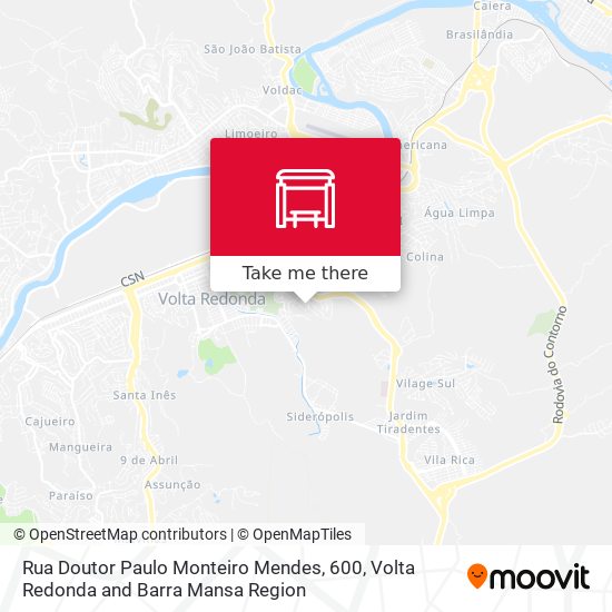Rua Doutor Paulo Monteiro Mendes, 600 map