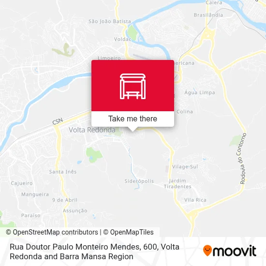 Rua Doutor Paulo Monteiro Mendes, 600 map