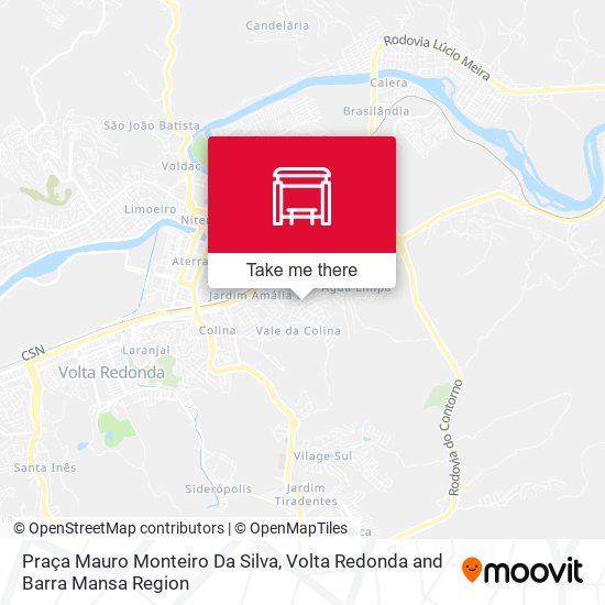 Mapa Praça Mauro Monteiro Da Silva