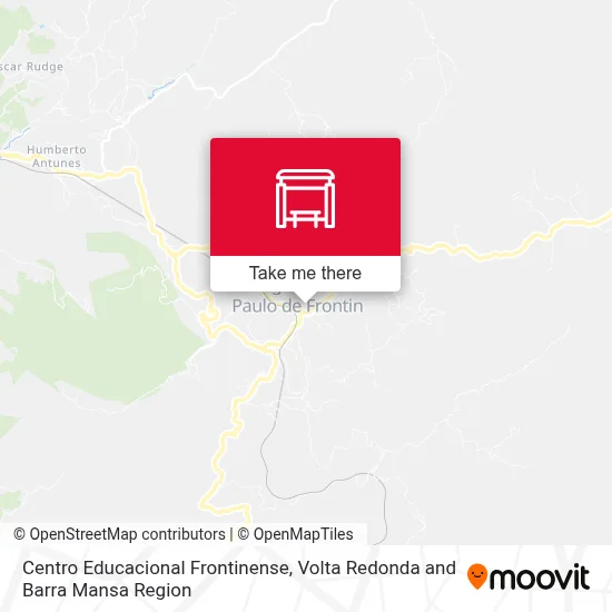 Centro Educacional Frontinense map