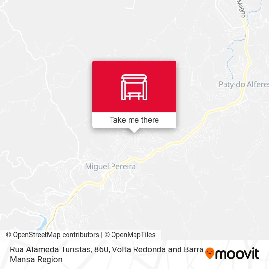 Rua Alameda Turistas, 860 map
