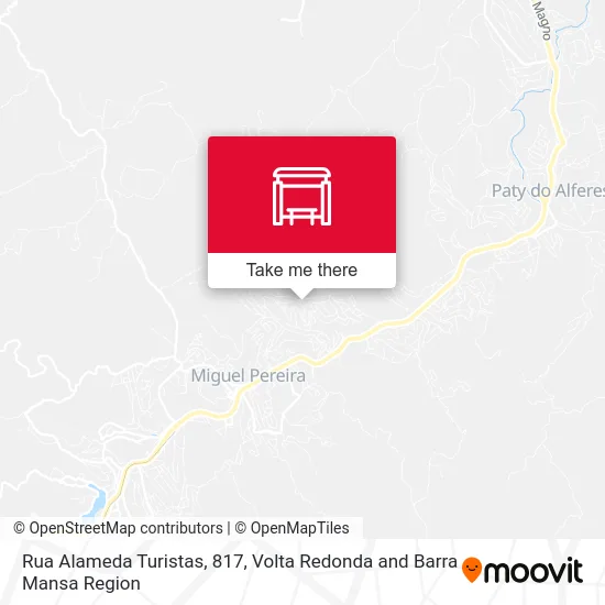 Rua Alameda Turistas, 817 map