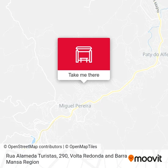 Rua Alameda Turistas, 290 map