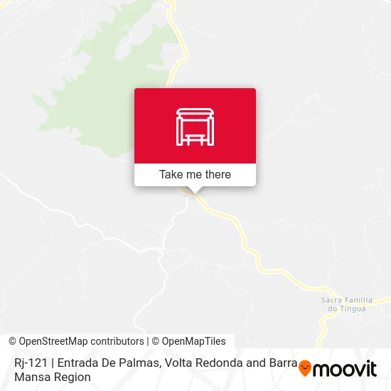 Rj-121 | Entrada De Palmas map