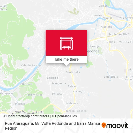 Rua Araraquara, 68 map