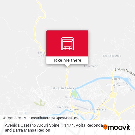 Avenida Caetano Arcuri Spinelli, 1474 map