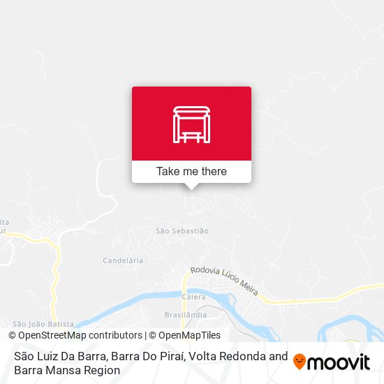 São Luiz Da Barra, Barra Do Piraí map