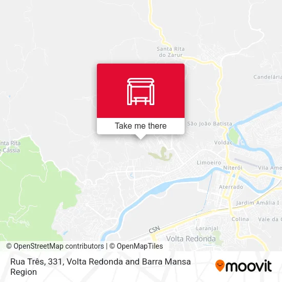 Mapa Rua Três, 331