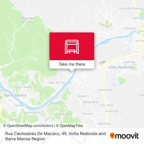 Rua Cachoeiras De Macacu, 49 map