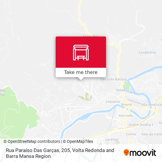 Rua Paraíso Das Garças, 205 map