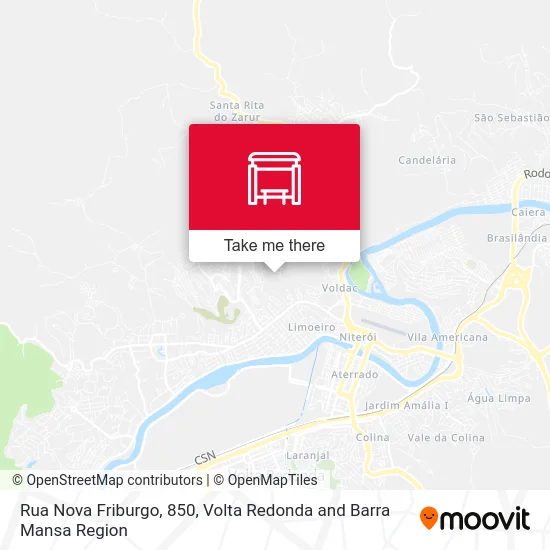 Rua Nova Friburgo, 850 map