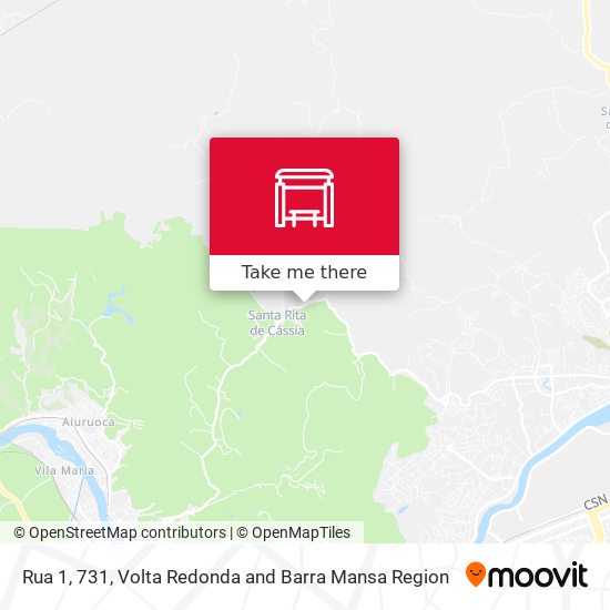 Mapa Rua 1, 731