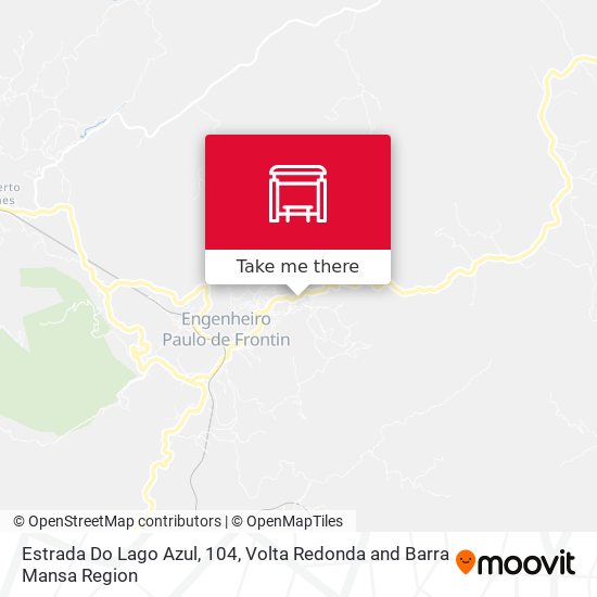 Estrada Do Lago Azul, 104 map