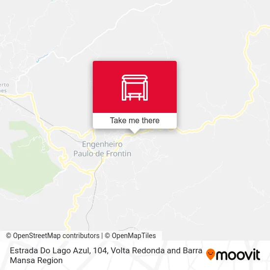 Estrada Do Lago Azul, 104 map