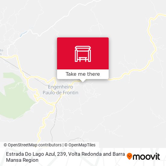 Estrada Do Lago Azul, 239 map