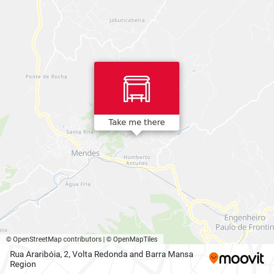 Rua Araribóia, 2 map