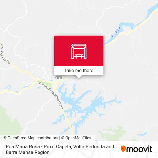 Rua Maria Rosa - Próx. Capela map