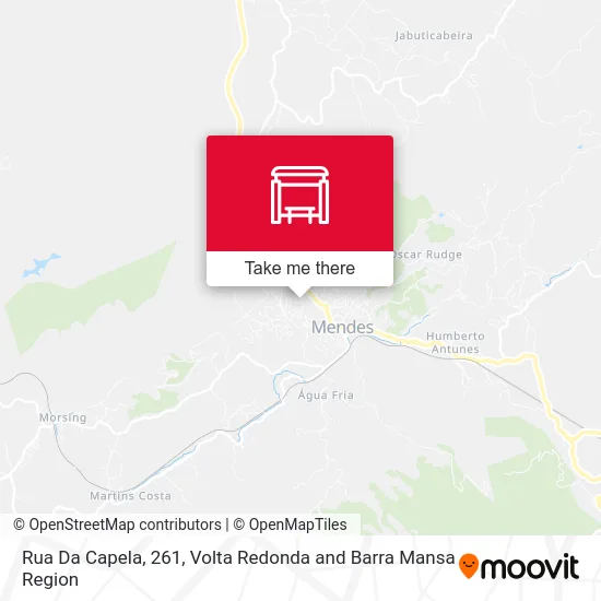 Rua Da Capela, 261 map