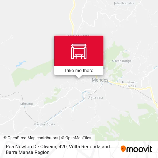 Rua Newton De Oliveira, 420 map