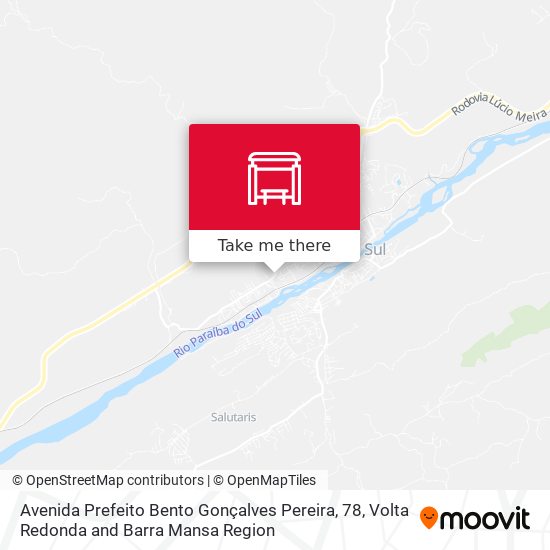 Avenida Prefeito Bento Gonçalves Pereira, 78 map