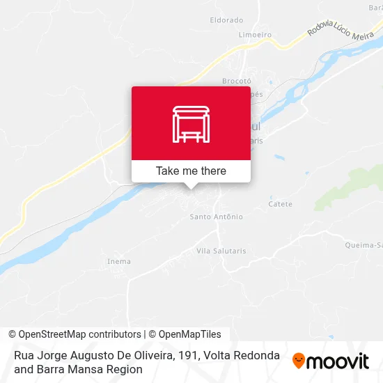 Rua Jorge Augusto De Oliveira, 191 map