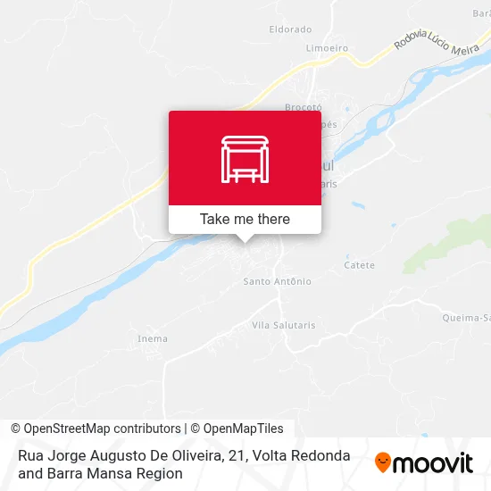 Rua Jorge Augusto De Oliveira, 21 map