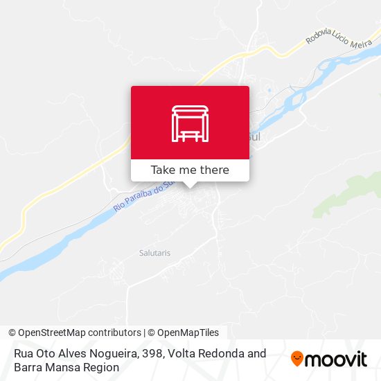 Rua Oto Alves Nogueira, 398 map