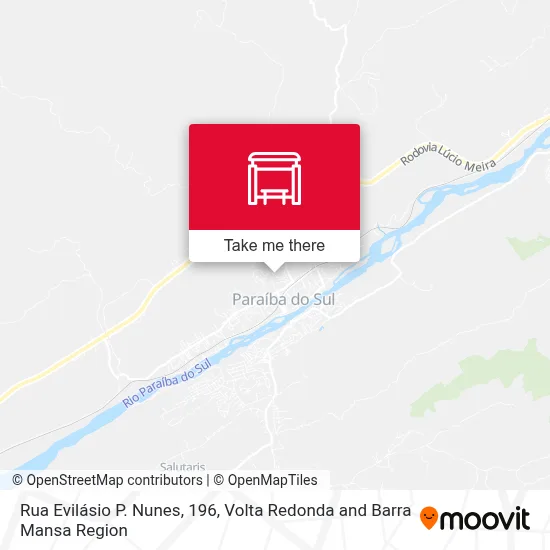 Rua Evilásio P. Nunes, 196 map
